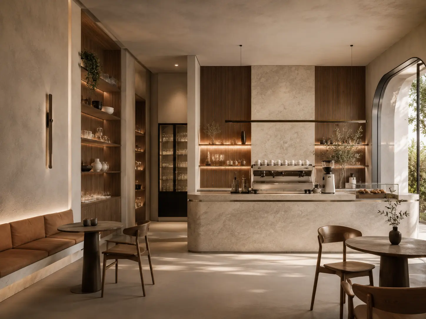 Gather and Grind Cafe interior and fit-out concept